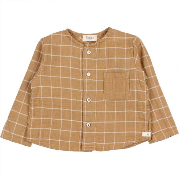 Baby Check Shirt - Check Amber - Picture 1 of 3